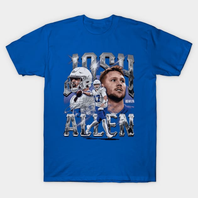 Josh Allen Buffalo Vintage T-Shirt by danlintonpro